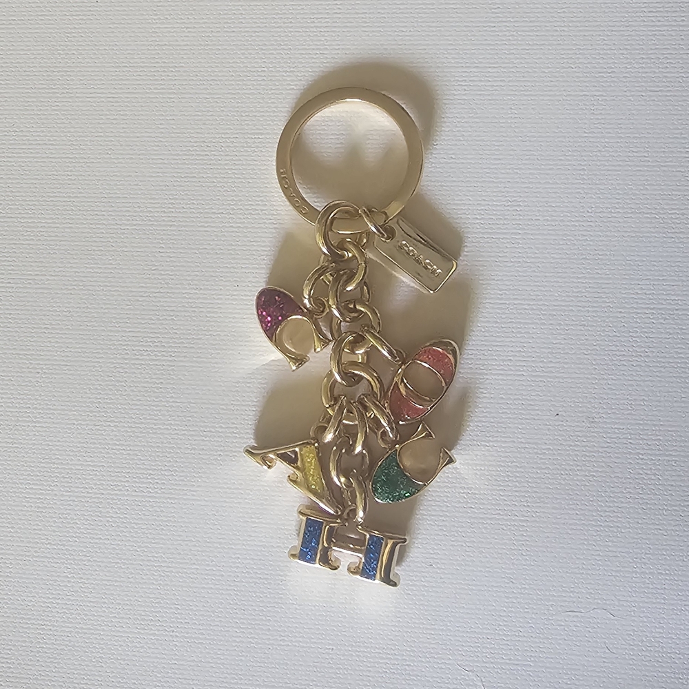 Coach Multicolor Keychain